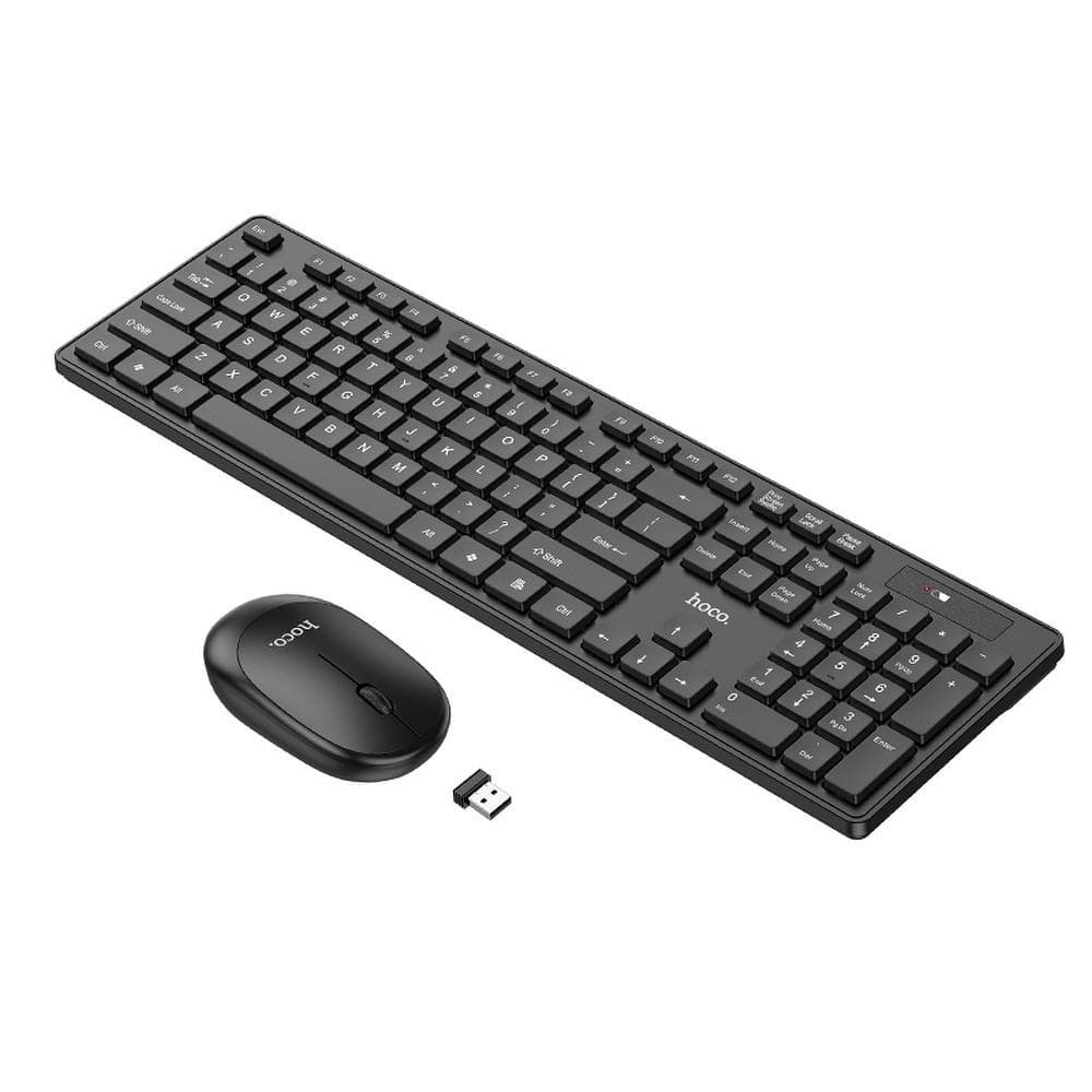 hoco GM17 2.4G Wireless Keyboard and Mouse Set Black