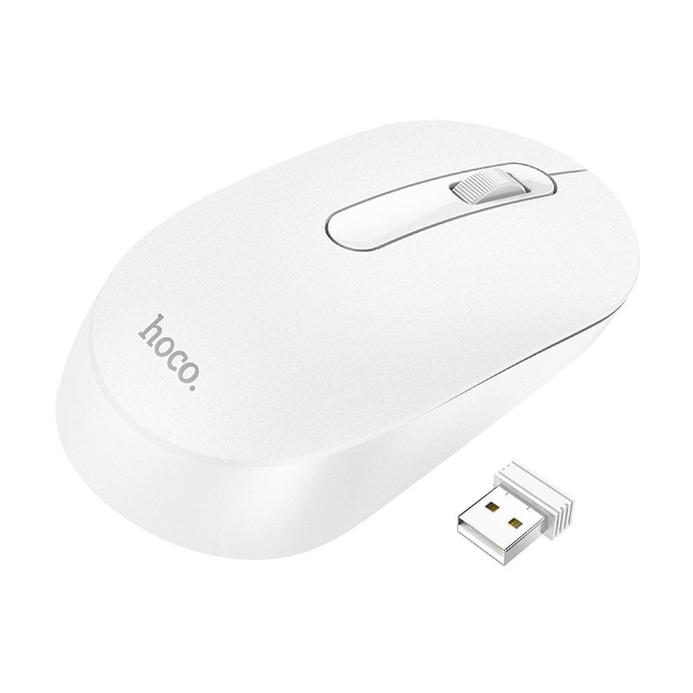 hoco GM14 Platinum 2.4G Business Wireless Mouse White