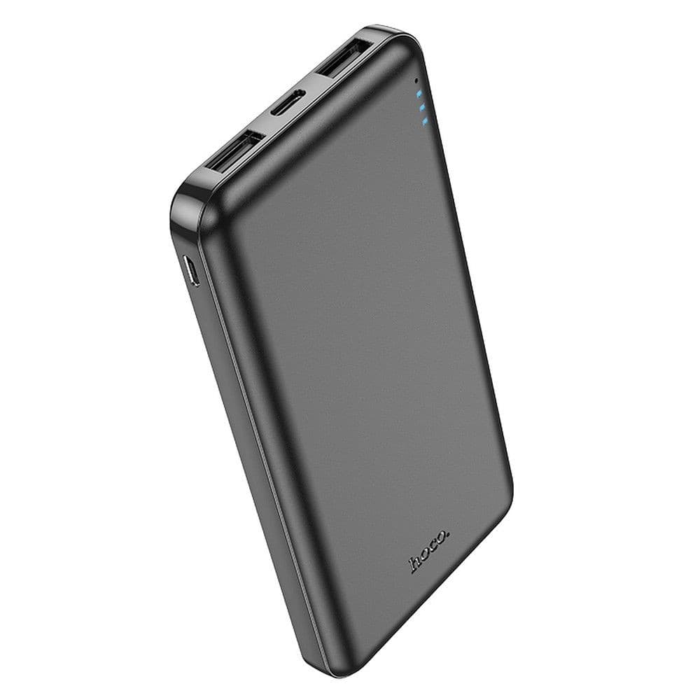 hoco J100 High-Ranking Ultra-Thin Power Bank 10000mAh Black