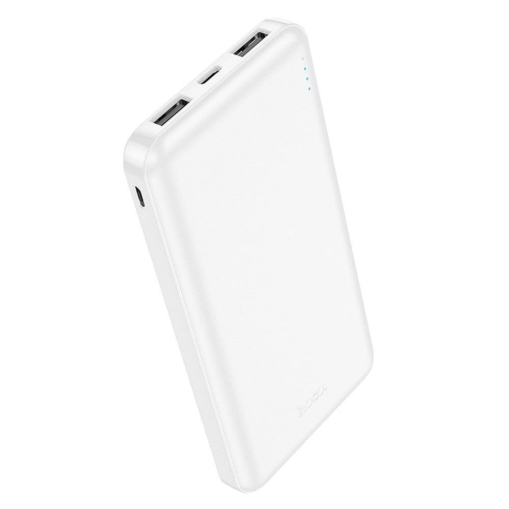 hoco J100 High-Ranking Ultra-Thin Power Bank 10000mAh White