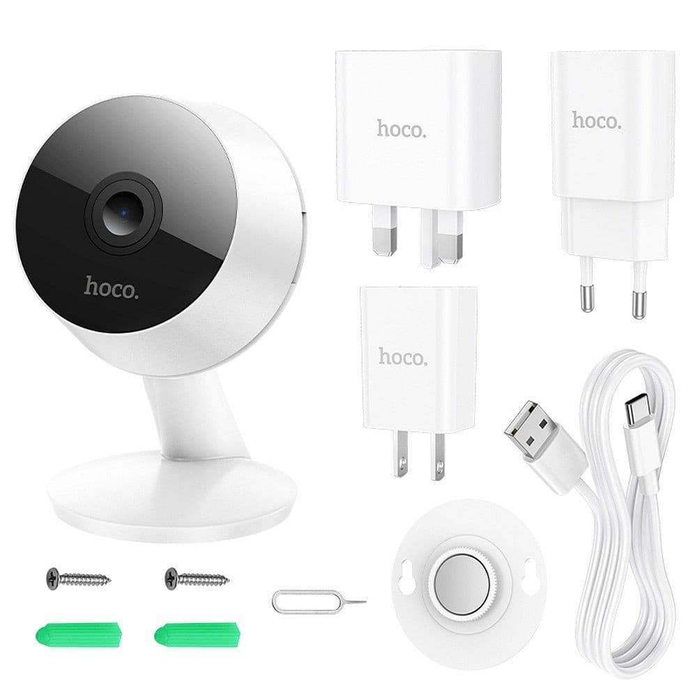 hoco D3 Indoor HD WiFi Camera 3MP White