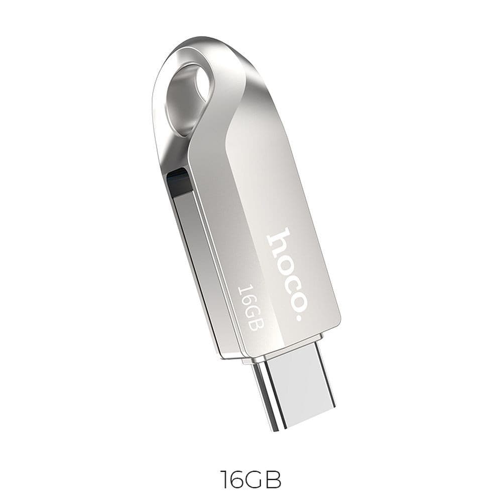 hoco UD8 Smart 2-in-1 Type-C USB Flash Drive 16GB USB 3.0 Silver