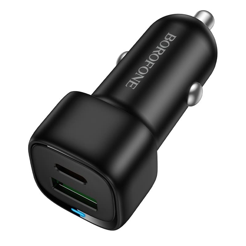 Borofone BZ34B 38W Dual Port Car Charger Black