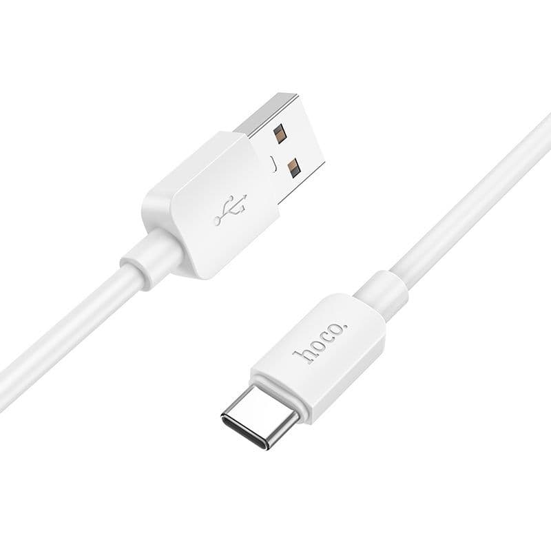 hoco X96 Hyper 27W USB-A to Type-C Fast Charging Data Cable 1 m White