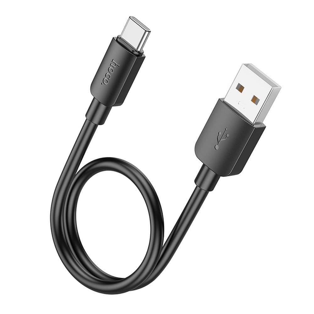 hoco X96 Hyper 27W USB-A to USB-C Fast Charging Data Cable 25 cm Black