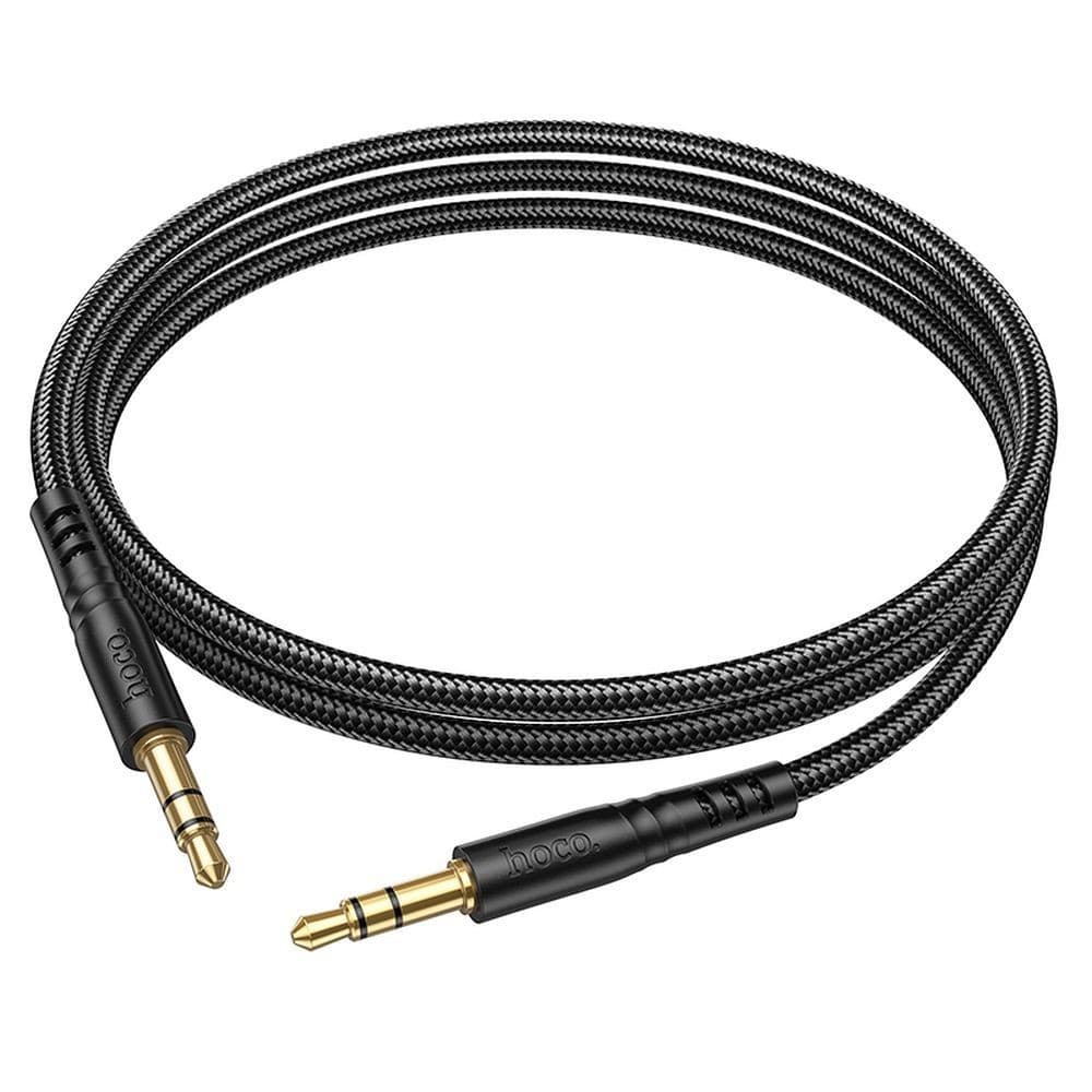 hoco UPA24 Smooth AUX Audio Cable 3.5mm to 3.5mm 1 m Black