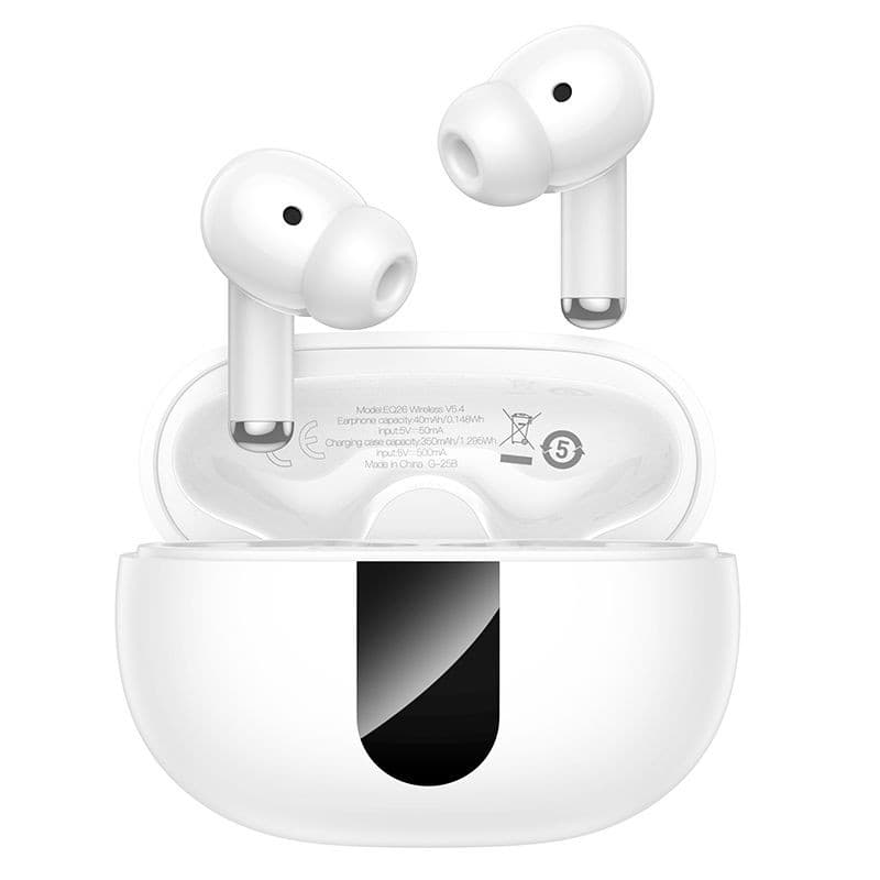 hoco EQ26 Nice ANC+ENC TWS Bluetooth Headset White