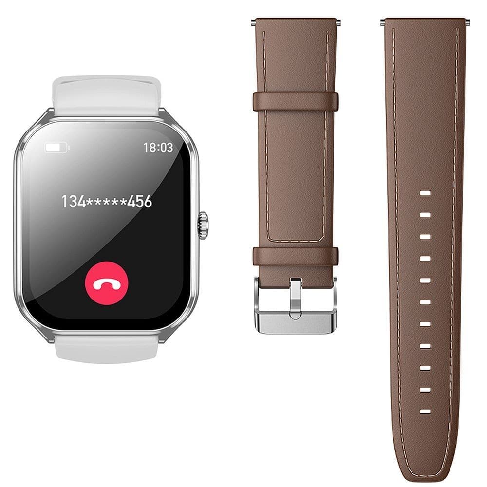 hoco Y28 Ultra Thin Smart Sports Watch Silver