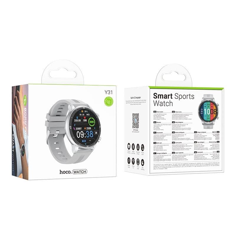 hoco Y31 Smart Sports Watch Silver