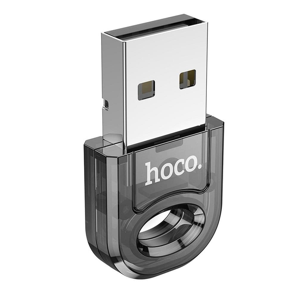 hoco UA28 Mini Portable USB Bluetooth 5.1 Adapter Transparent Black