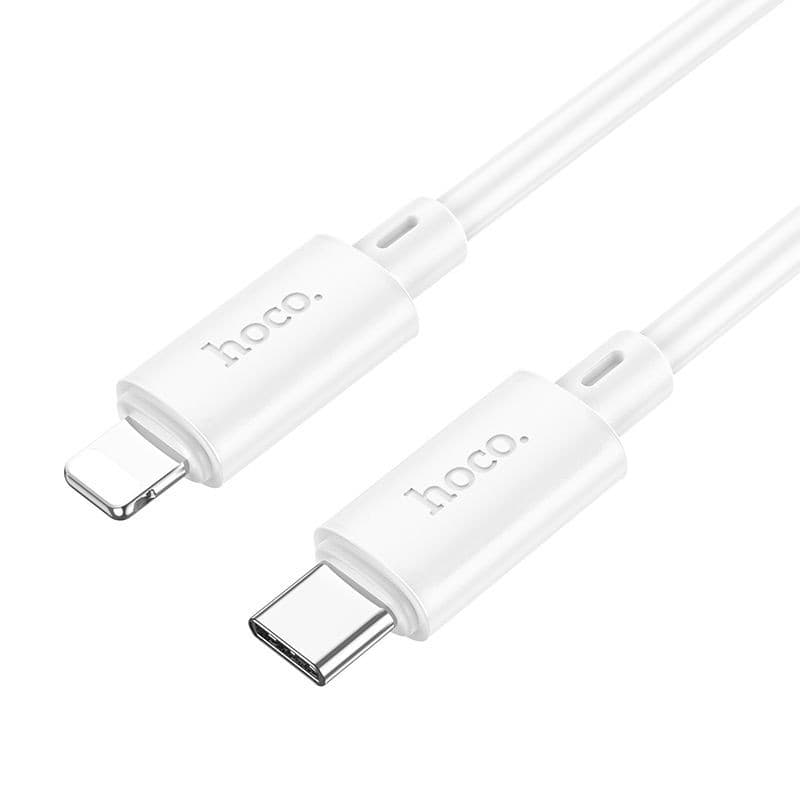 hoco X88 Gratified PD27W USB-C to Lightning Charging Data Cable 2m White