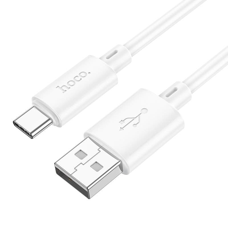 hoco X88 Gratified 3A USB-A to USB-C Charging Data Cable 2m White