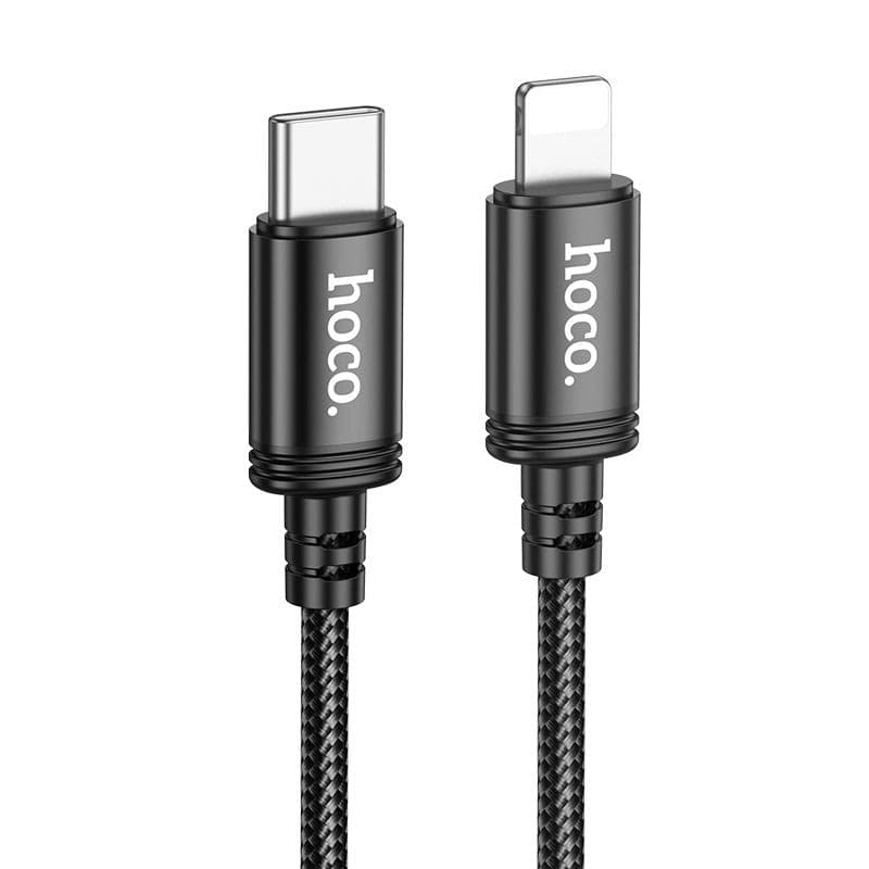 hoco X89 Wind PD27W USB-C to Lightning Charging Data Cable 2m Black