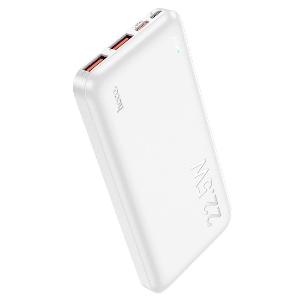 hoco J101 Astute 22.5W Ultra-Thin Power Bank 10000mAh White