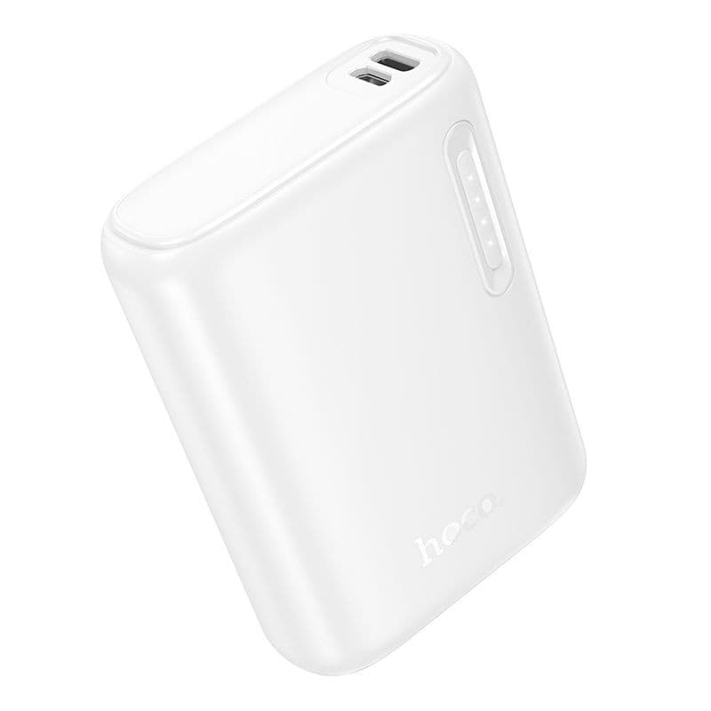 hoco J158 Runner Portable 3-Port Power Bank 5000mAh White
