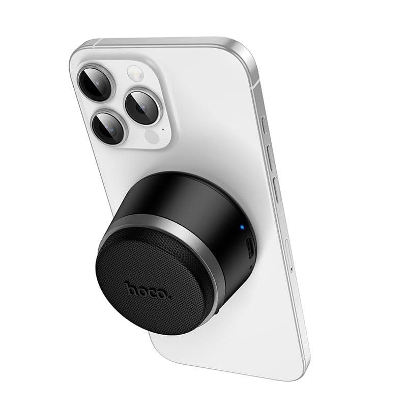hoco HC43 Mini Magnetic Bluetooth Speaker and Phone Holder Black
