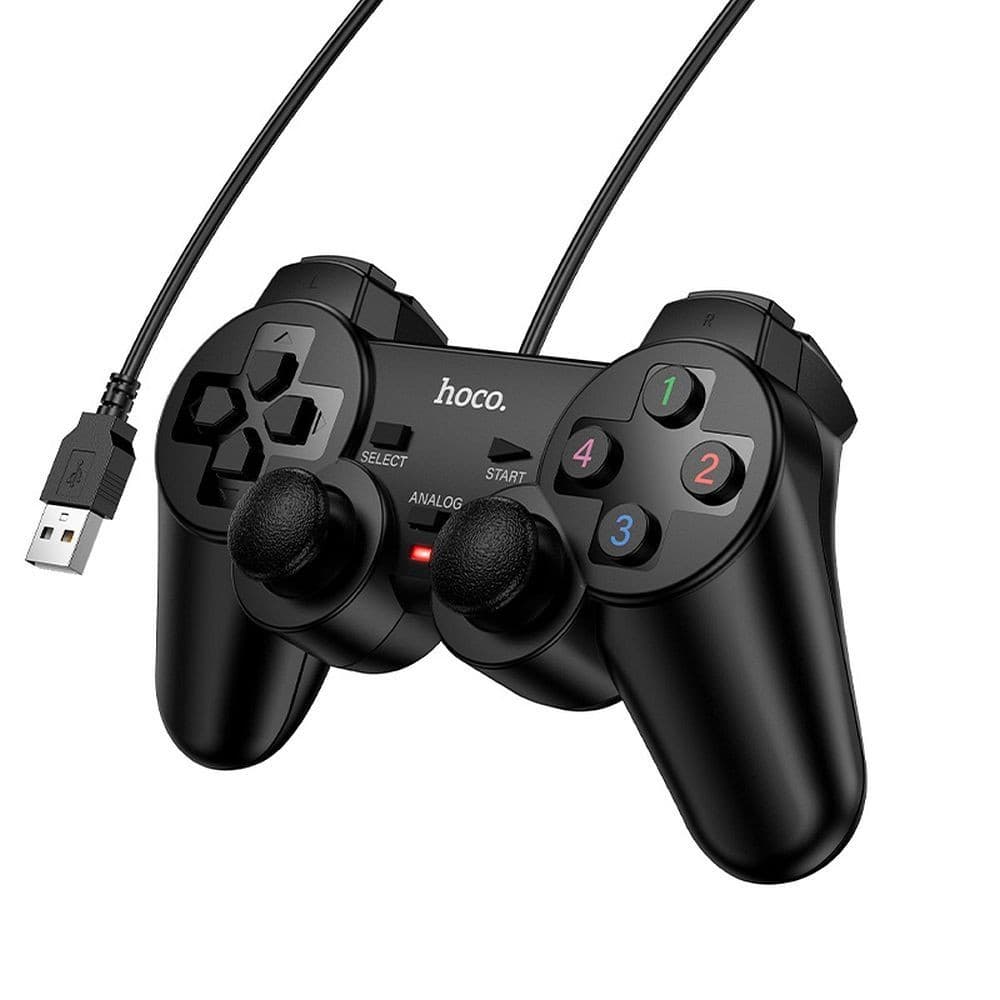 hoco GA3 Fast Link Wired Game Controller Black