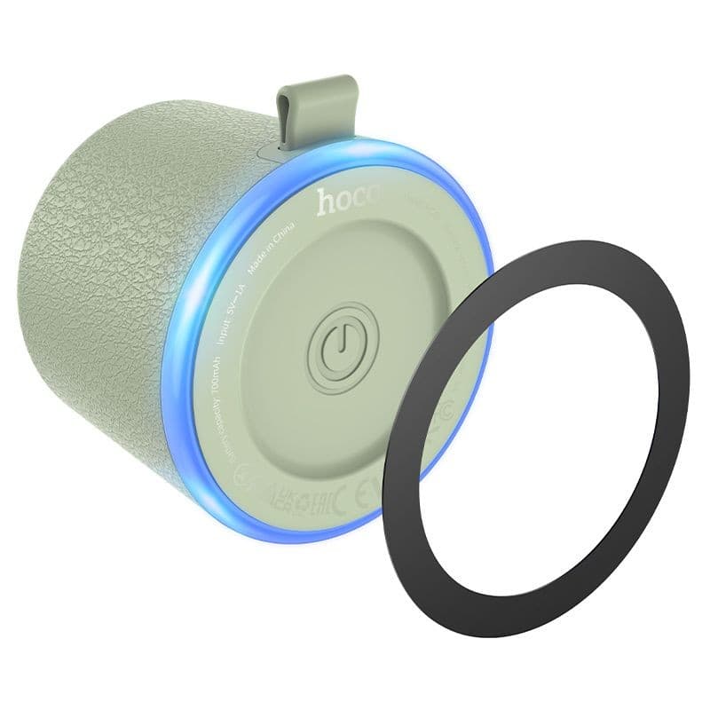 hoco HC49 Snap and Go Mini Magnetic Colourful Bluetooth Speaker Green