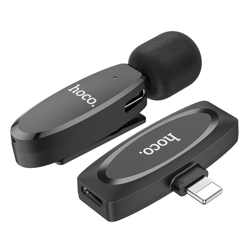 hoco L15 Lavalier Single Wireless Microphone for iPhone Lightning