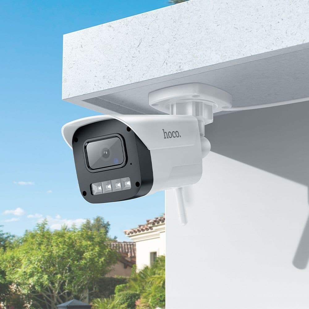 hoco D4 Outdoor HD Smart Camera White