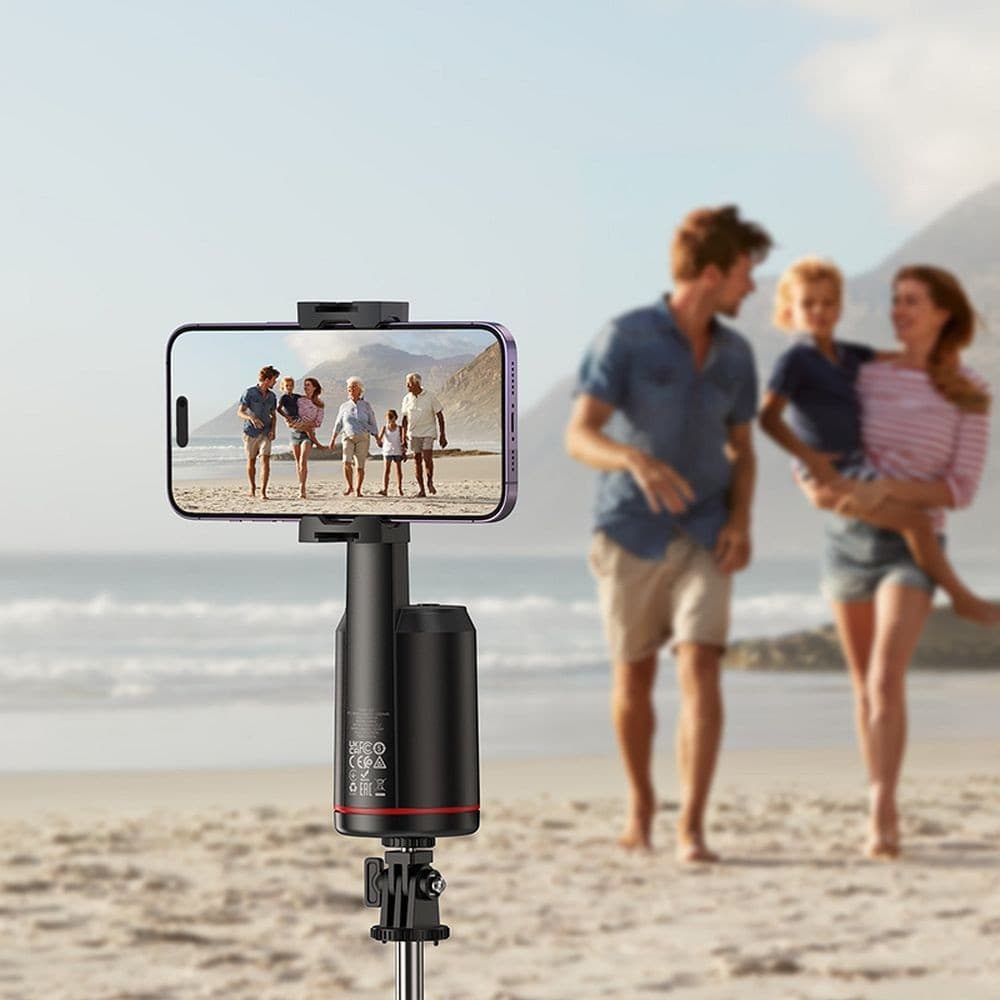 hoco K23 Lotus Smart PTZ 360 Degree Auto Face Tracking Phone Holder Black