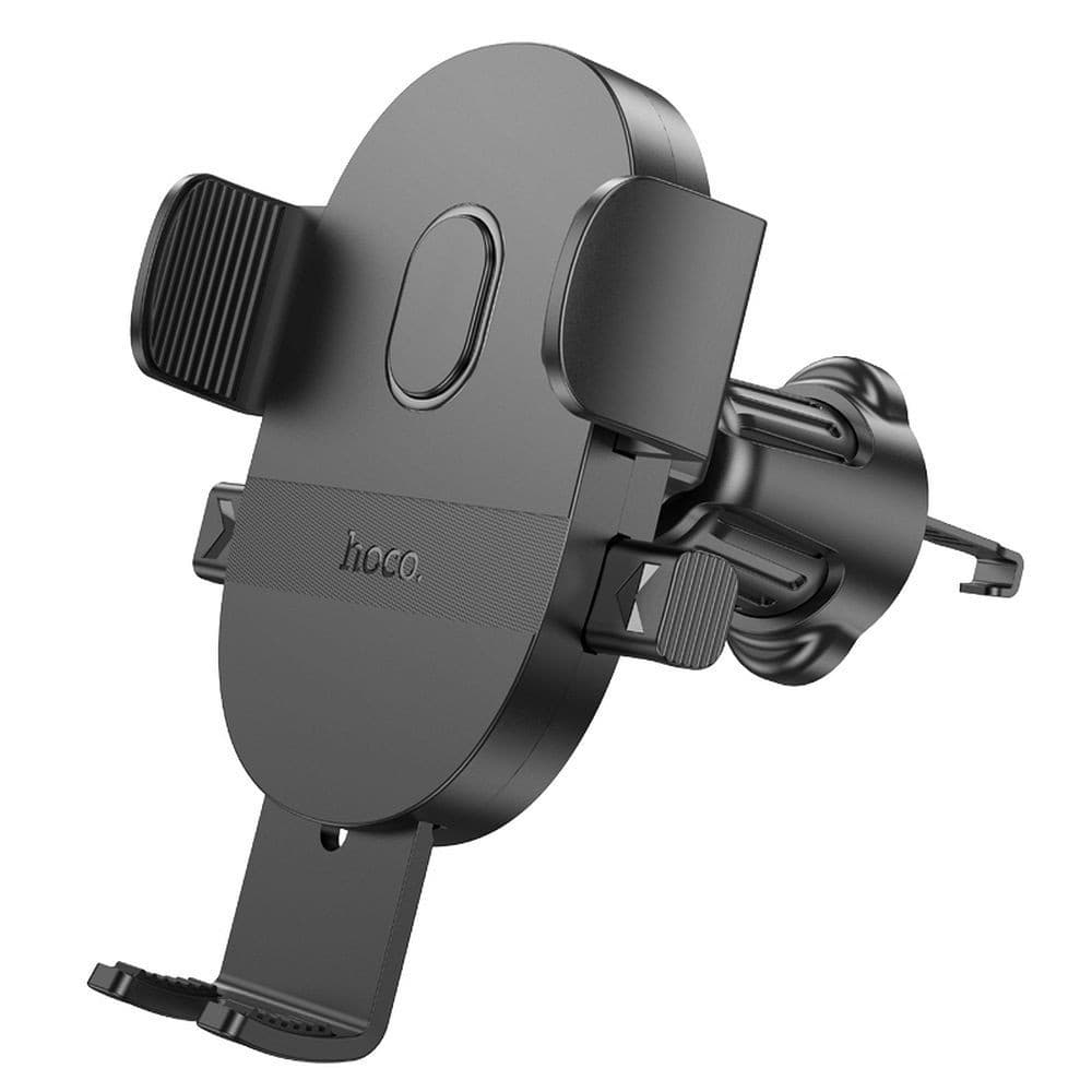 hoco H18 Mighty One-Button Air Outlet Car Holder Black