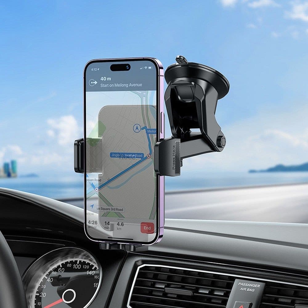 hoco H21 Dragon Automatic Clamp Air Outlet Car Holder Red and Black