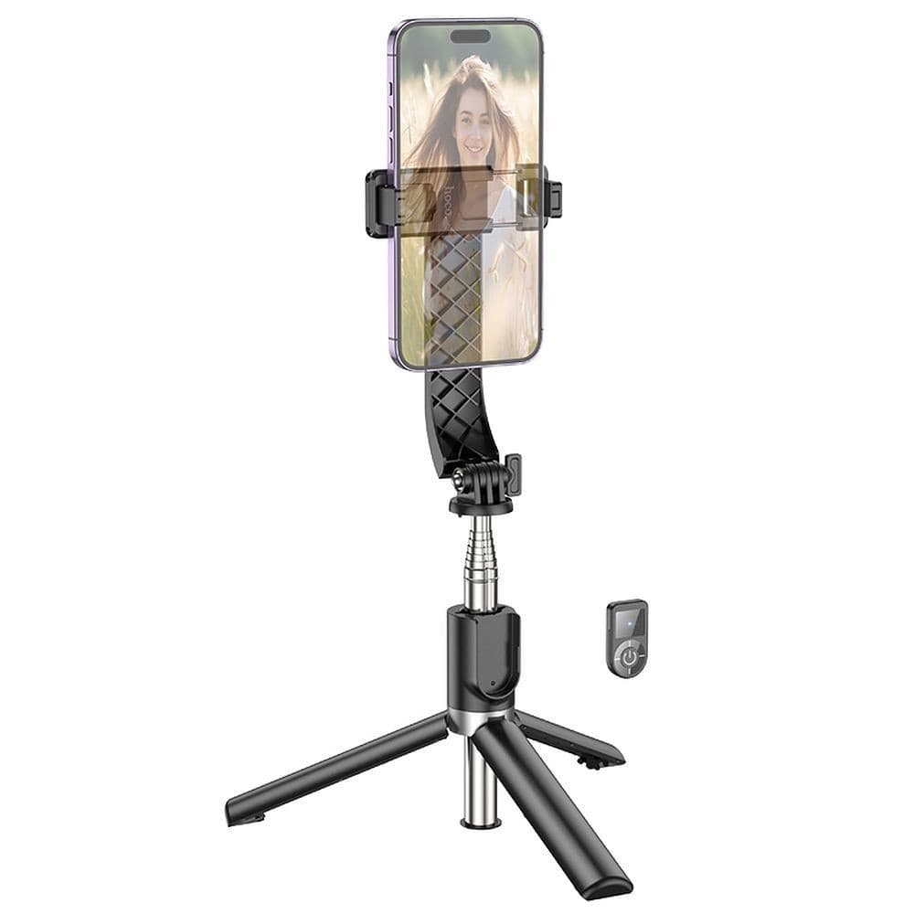 hoco K20 Prior Wireless Selfie Stick and Tripod Live Broadcast Holder Black
