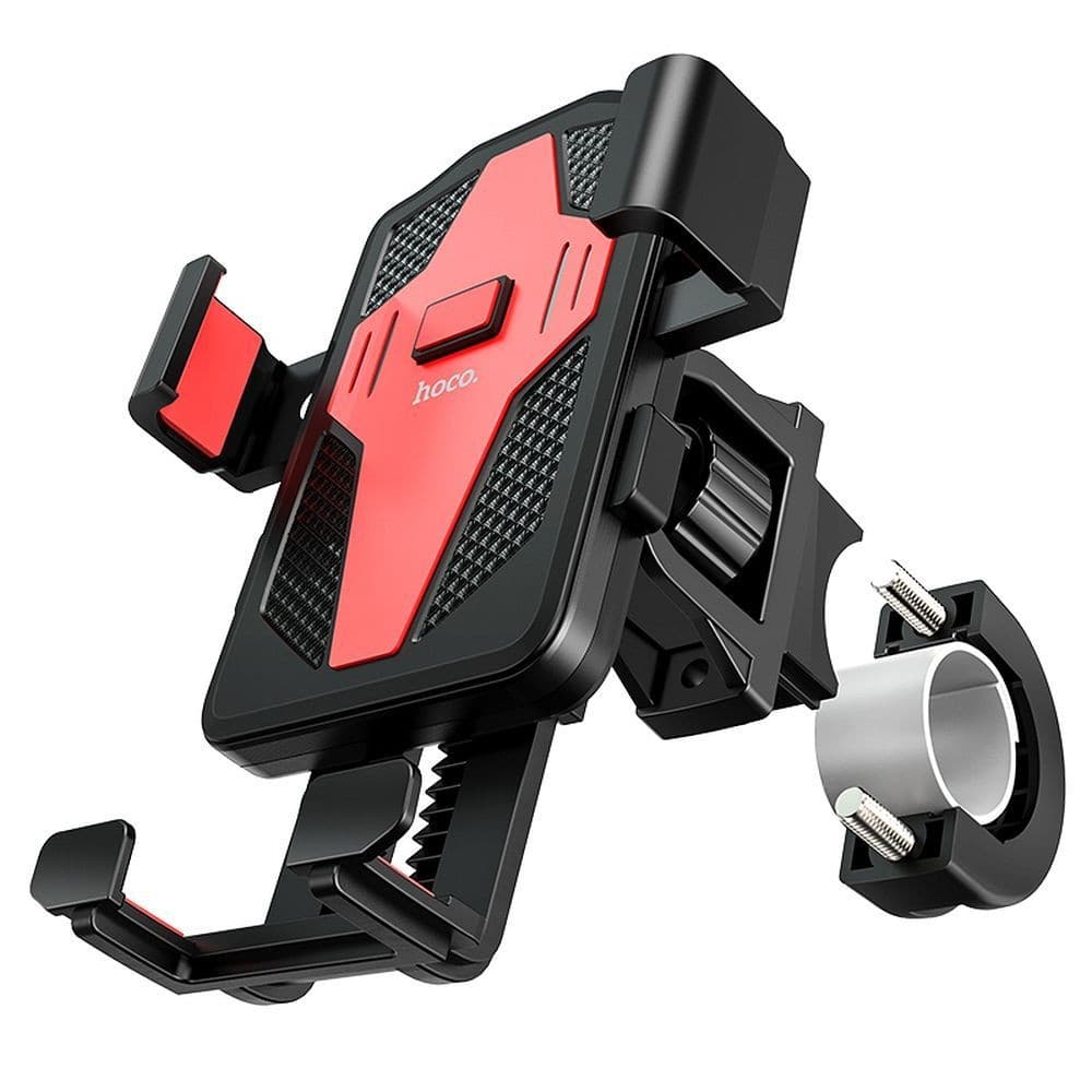 hoco CA73 Flying One-Touch Bicycle and Motorcycle Universal Holder Black and Red