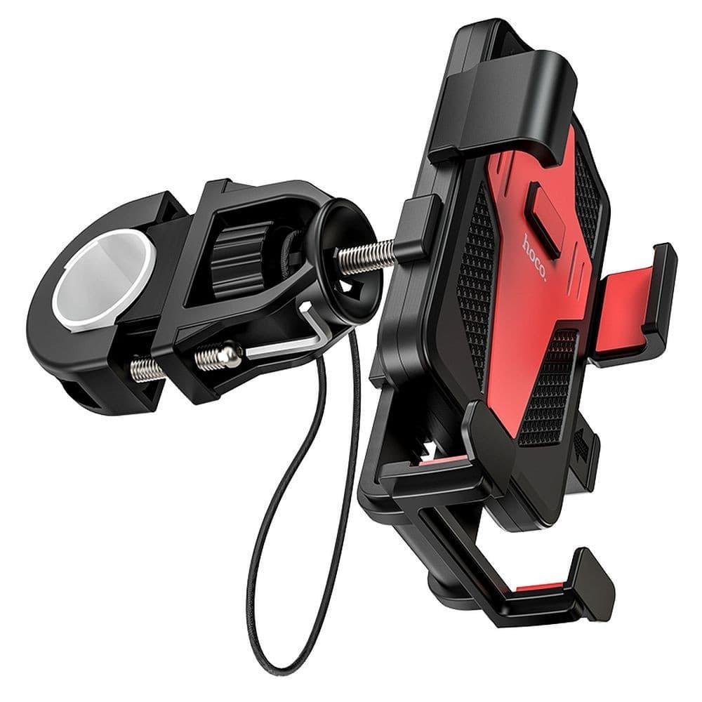 hoco CA73 Flying One-Touch Bicycle and Motorcycle Universal Holder Black and Red