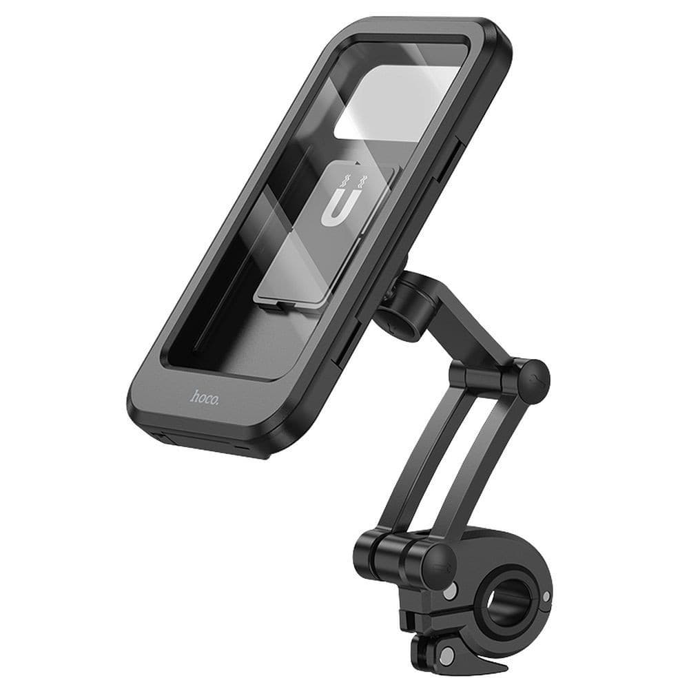 hoco CA101 Rider Fully Enclosed Waterproof Bicycle and Motorcycle Phone Holder Black