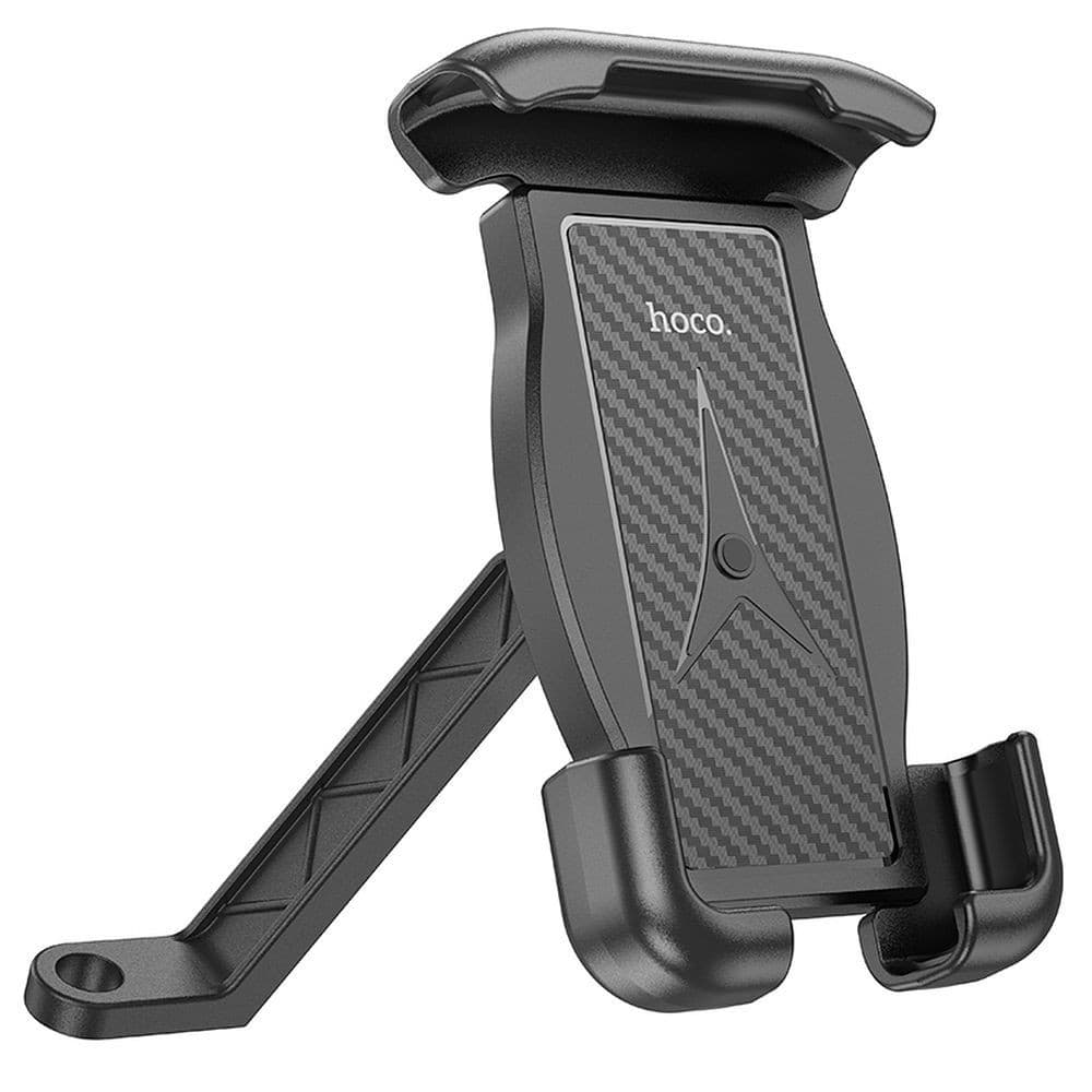 hoco CA119 Follow Motorcycle Rearview Mirror Phone Holder Black