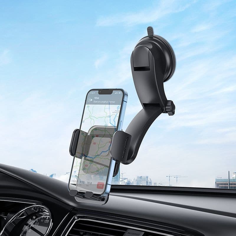hoco CA118 Deluxe Press Type Centre Console Car Holder Space Black