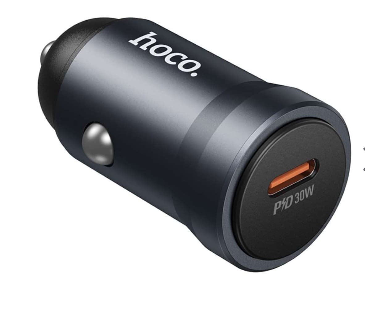 hoco Z62A Energy High Power 30W Aluminium Alloy Single Port Mini Car Charger Gold