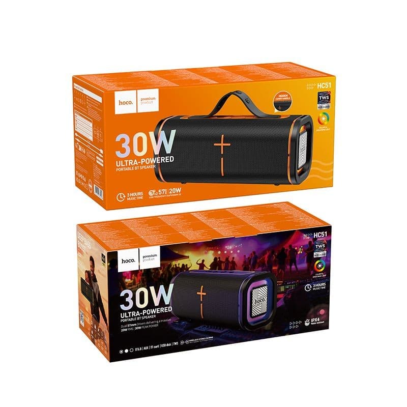 hoco HC51 Ultra-Powered Portable Bluetooth Speaker 30W Black